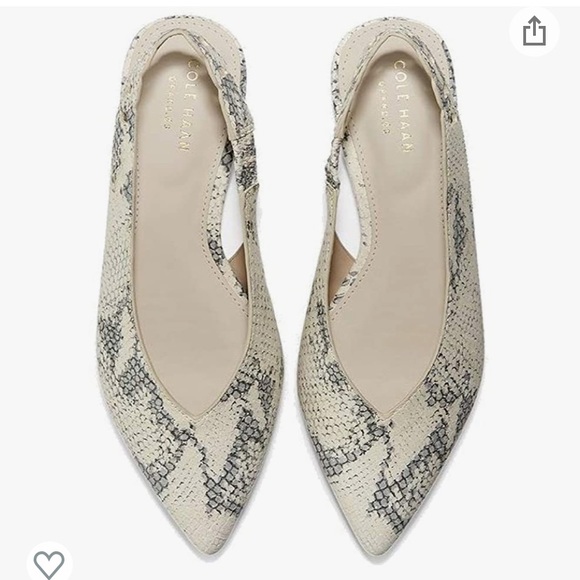 Cole Haan Merrit Skimmer sling back flats 8.5B - Picture 2 of 8